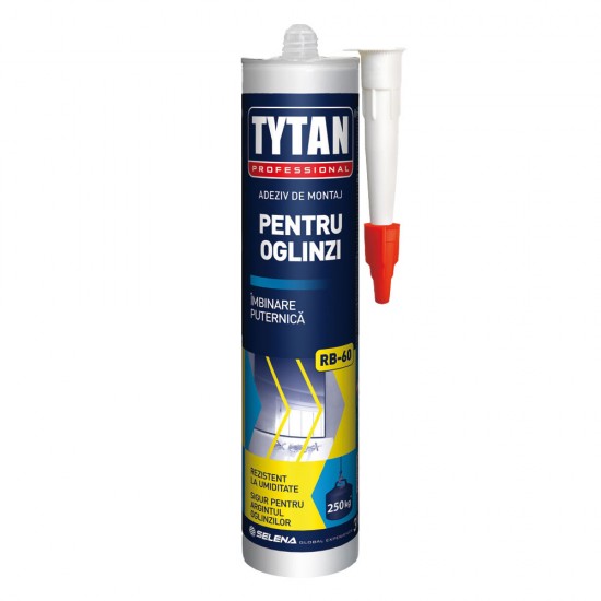 Tytan RB-60 - Adeziv de Montaj pentru Oglinzi, 290 ml Tytan RB-60 - Adeziv de Montaj pentru Oglinzi, 290 ml